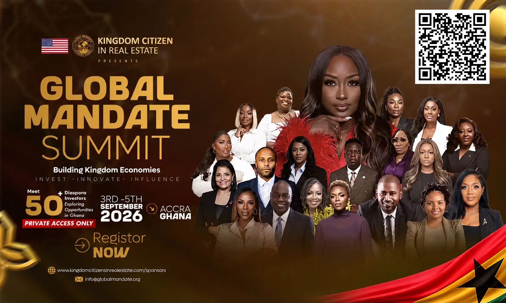 KINGDOM CITIZENS IN REAL ESTATE™ TO HOST THE GLOBAL MANDATE ECONOMIC SUMMIT 2026 IN ACCRA, GHANA
