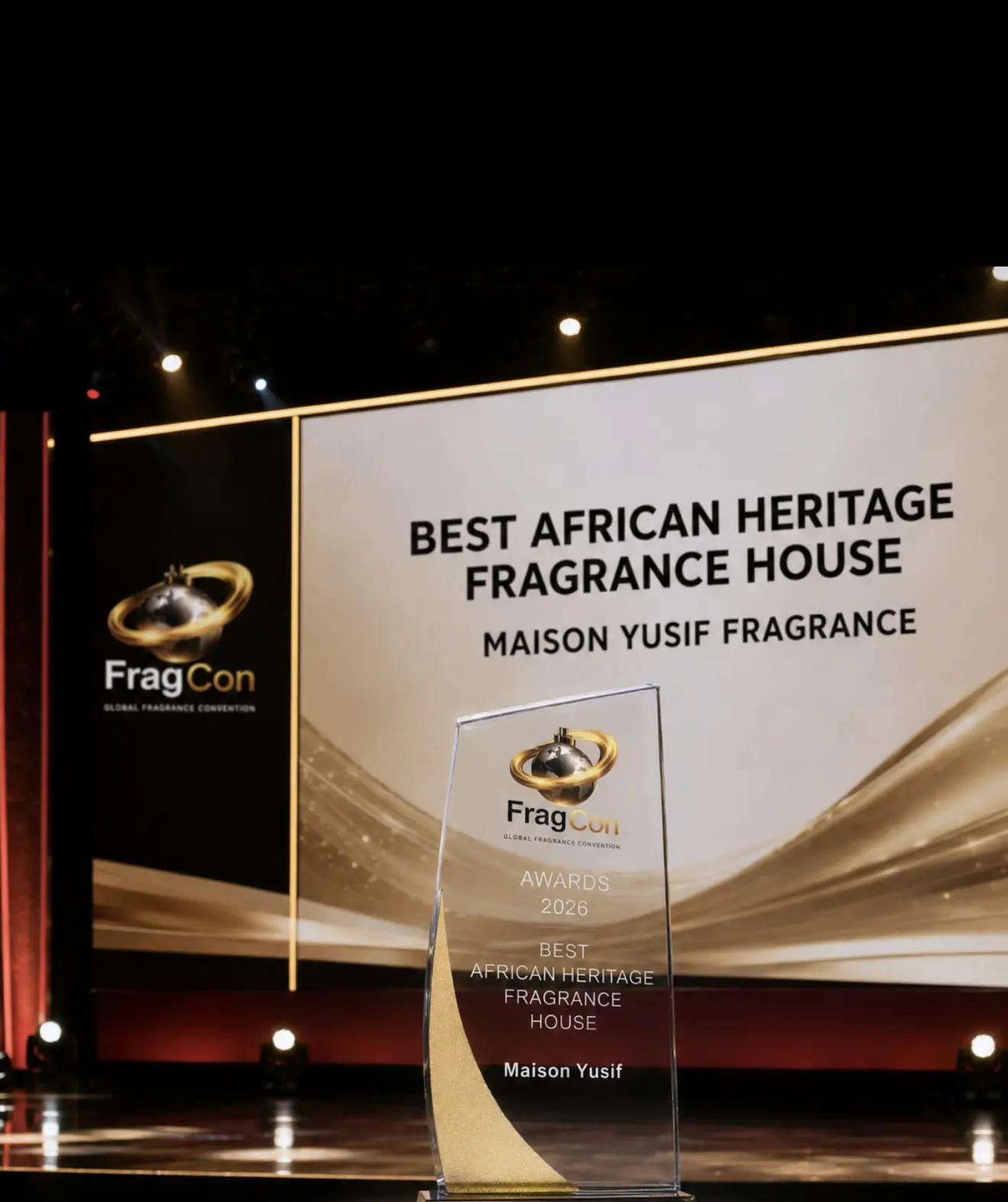 Maison Yusif Fragrance Makes History at FragCon 2026, Wins Major Award and Sells Out in Houston