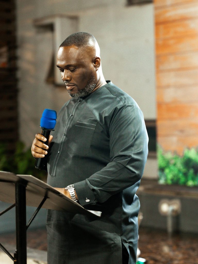 Hon. Kenneth Adjei, Minister of Works and Housing delivering the keynote address at the event